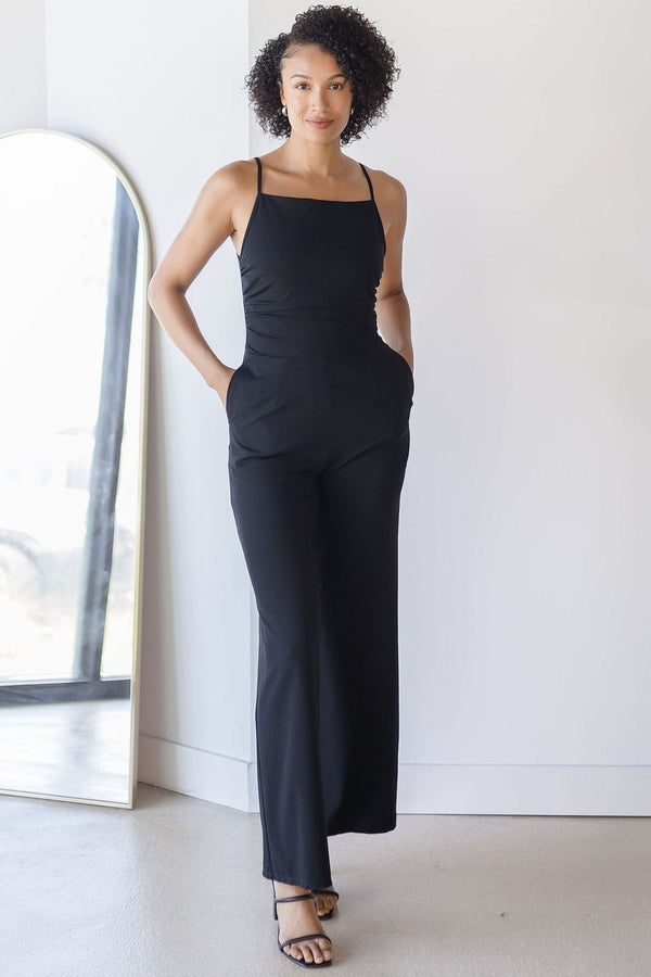 Juniper Square Neck Knit Jumpsuit