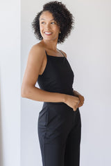 Juniper Square Neck Knit Jumpsuit