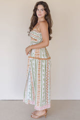 Desert Sun Cut Out Midi Dress