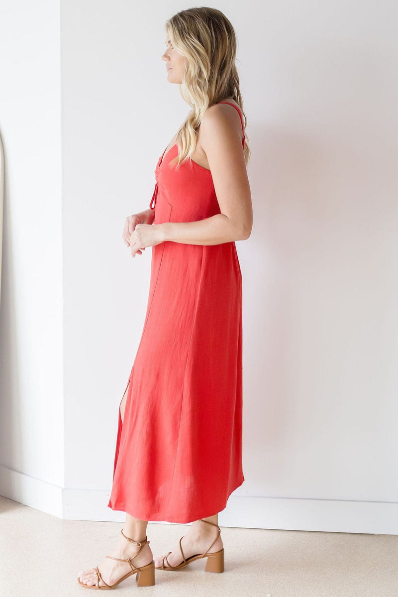 Cairo Linen Midi Dress
