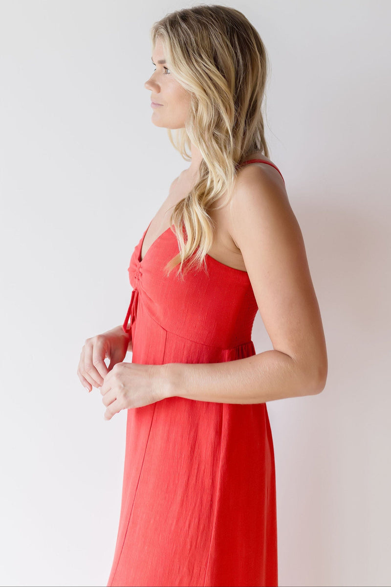 Cairo Linen Midi Dress