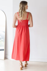 Cairo Linen Midi Dress