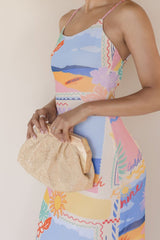 Callie Woven Crossbody Clutch