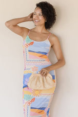 Callie Woven Crossbody Clutch