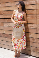 Olivia Woven Straw Market Bag