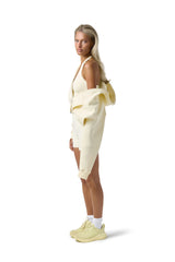 Trademark Shrunken Zip Up in Butter Yellow