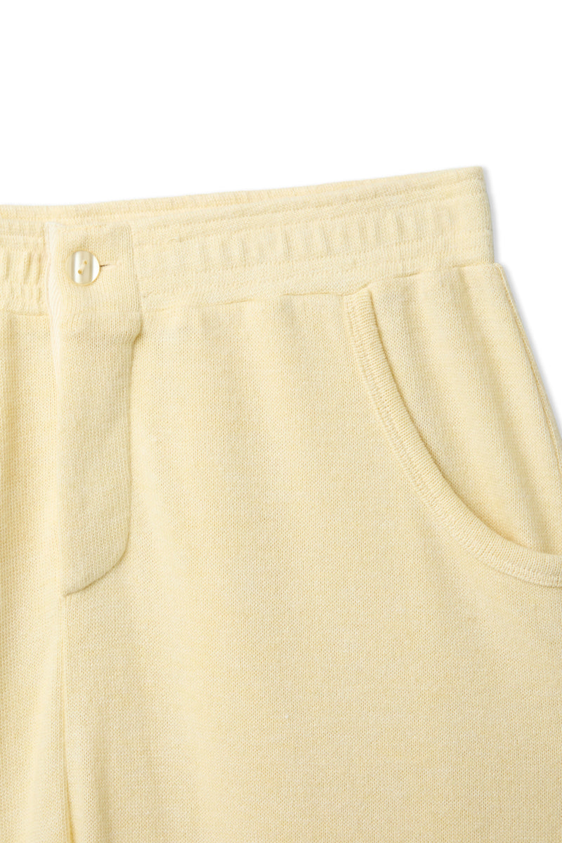 Slacks Soft Trouser in Butter Yellow