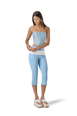 Darla Capri Pants in Powder Blue