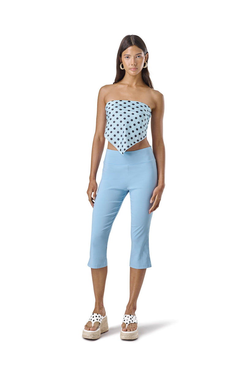 Darla Capri Pants in Powder Blue
