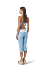Darla Capri Pants in Powder Blue