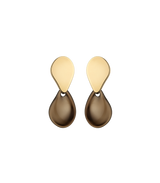 Naé Earrings - Smoked glass