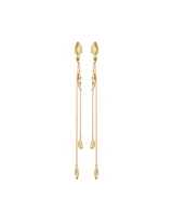 Eroz Chain Earrings - 24 carat gold-gilded edition