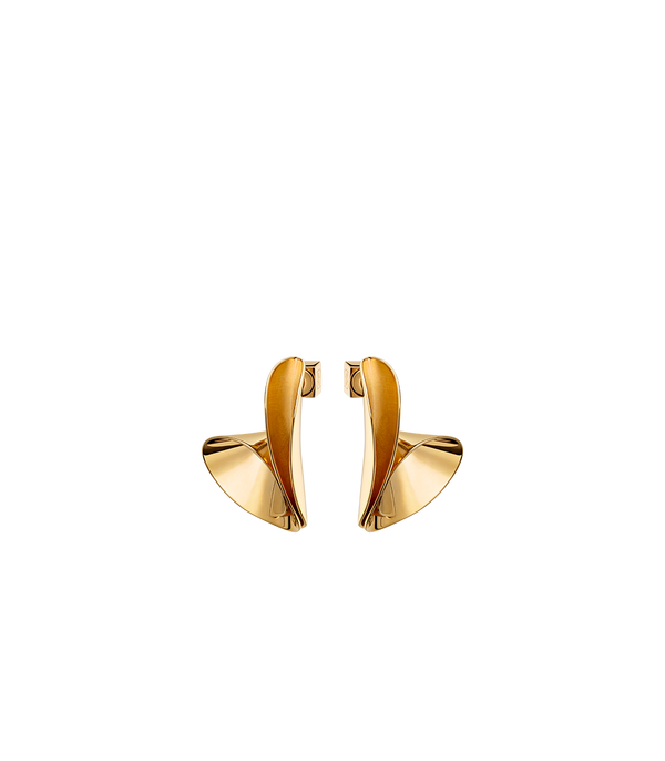 Éole Earrings - 24 carat gold gilded