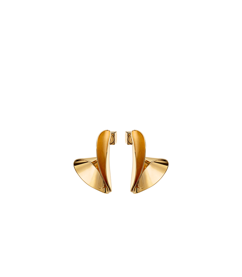 Éole Earrings - 24 carat gold gilded