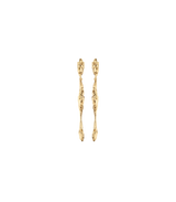 Eroz Drop Earrings - 24 carat gold-gilded edition