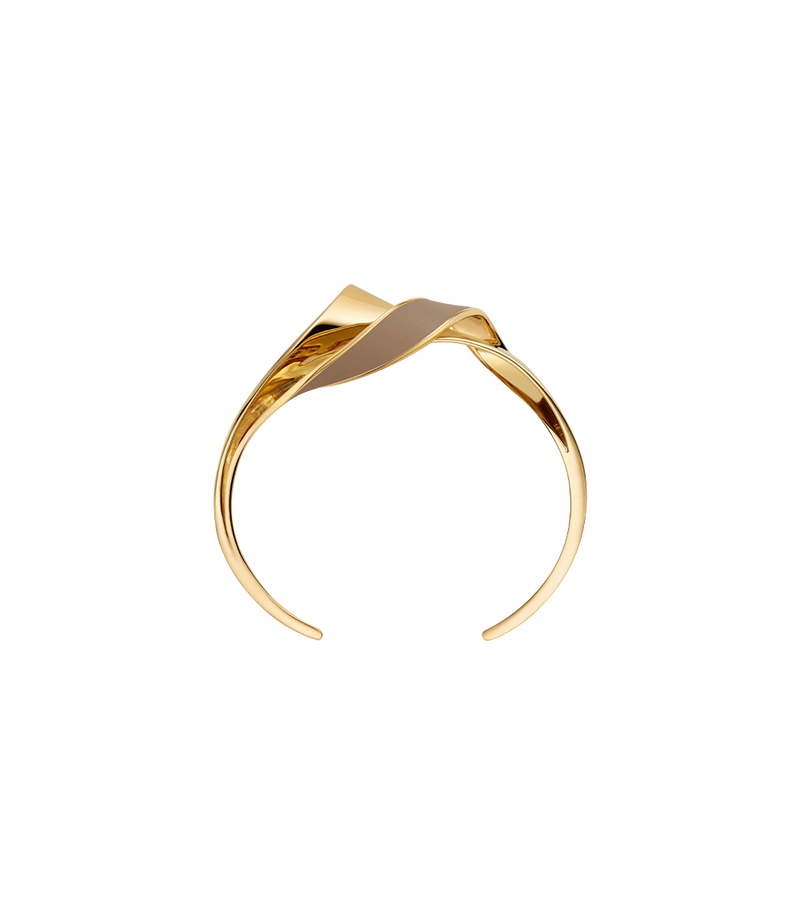 Éole Cuff - Taupe Leather