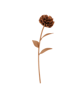 Dalium Flower - Textured Duo Tan