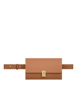 Numéro Sept Belt - Textured Duo Camel