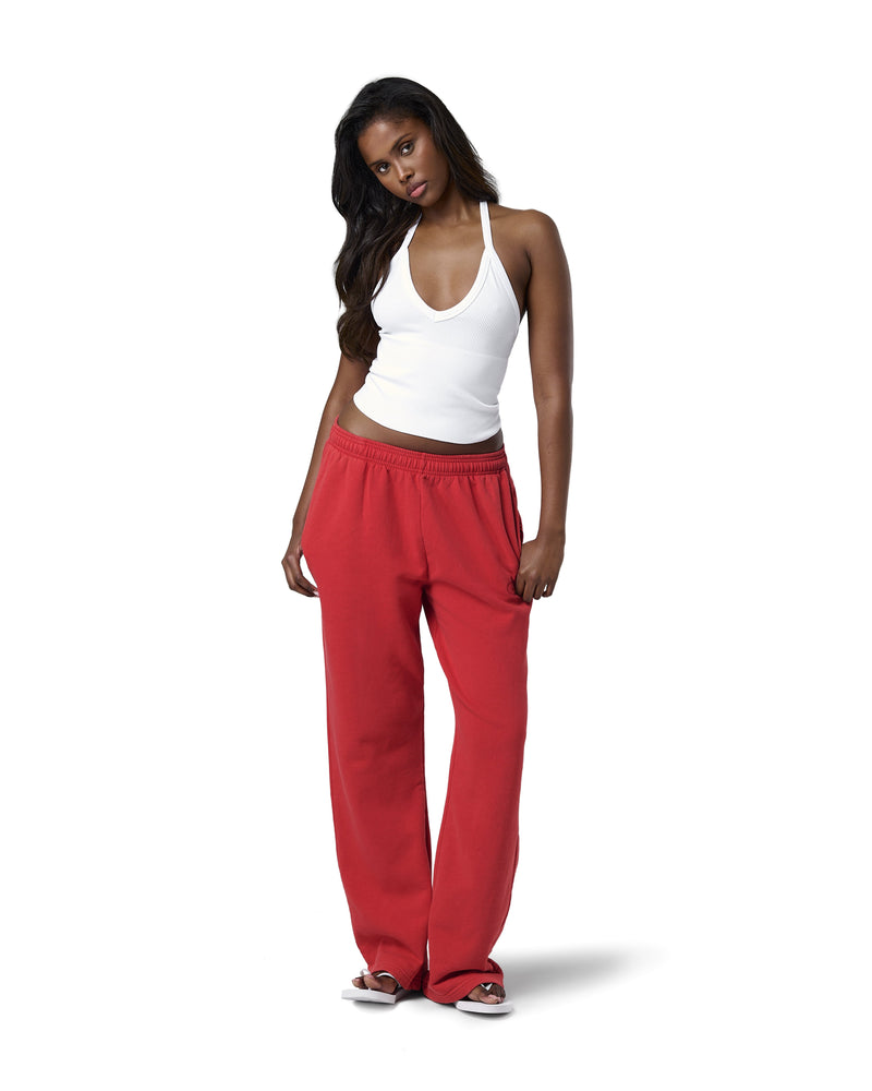 Seekers Washed Wide Leg Pants in Jam