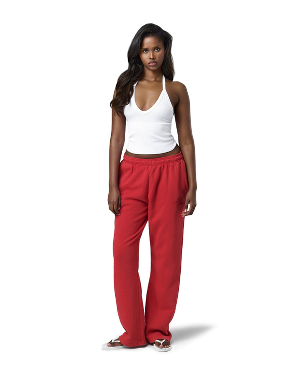 Seekers Washed Wide Leg Pants in Jam