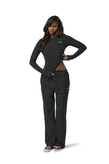 Wilbur Soft Longsleeve Top in Black